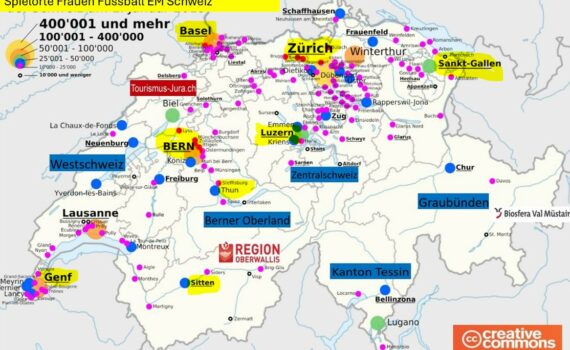 spielorte frauenfussball em schweiz